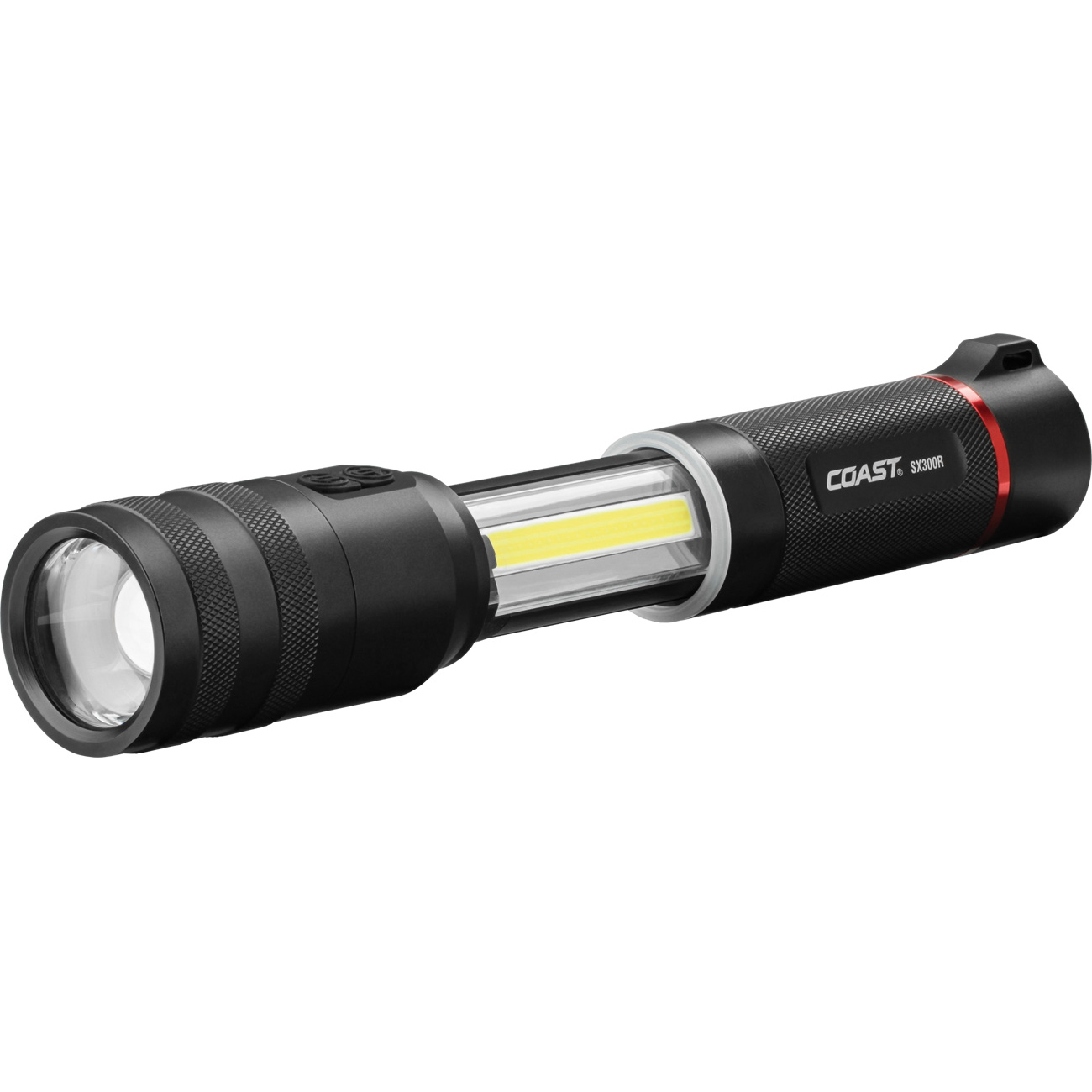 COAST LED Taschenlampe SX300R mit COB Arbeitslicht Outdoorlampe