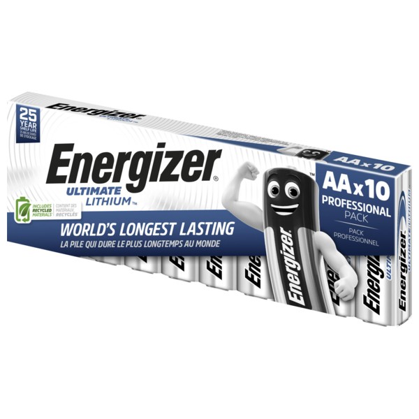 10er Karton Energizer Ultimate Lihtium Mignon AA Batterie