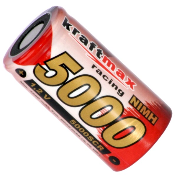 kraftmax Sub C Akku - 1,2V / 5000mAh - KM5000SCR - Hochstromakku für Industrie