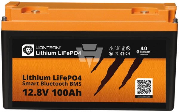 Liontron Lithium LiFePO4 12V / 12,8V Akku 100Ah - Arctic - Lifepo 4 Akku - BMS Bluetooth - inkl. 0%