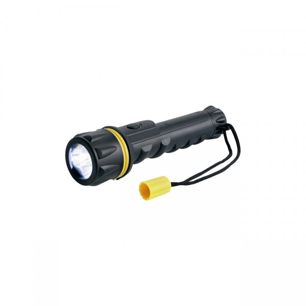 Ring RT5148 LED Gummi - Taschenlampe mit 2 x AA Akkus - Taschenleuchte / Campinglampe / Stablampe