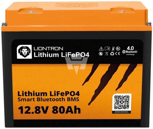 Liontron LiFePO4 12V 12,8V Akku 80Ah BMS Blutetooth - inkl. 0% MwSt.