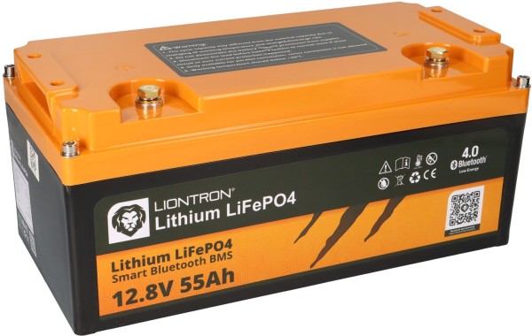Liontron LiFePO4 12V 12,8V Akku 55Ah BMS Blutetooth - inkl. 0% MwSt.