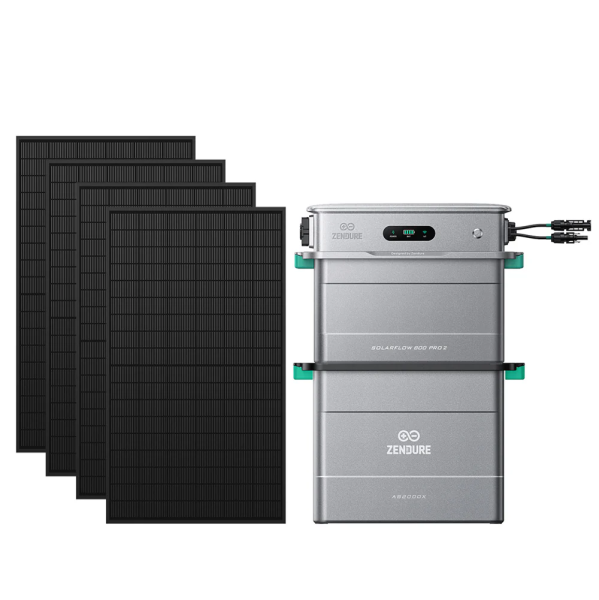Zendure SolarFlow 800 PRO 2 + AB2000X Speicher + 4× Trina Solar Vertex S+ 505 Wp Komplettset | 3,84