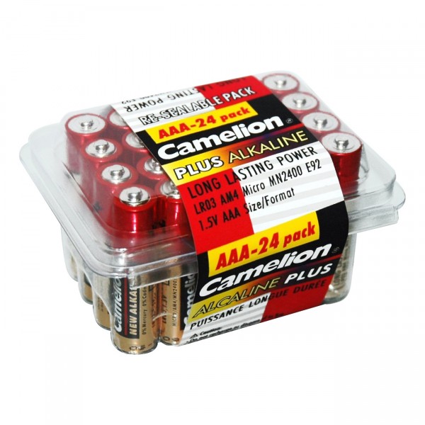 Camelion LR03 Plus Alkaline Micro Batterie 24er Box