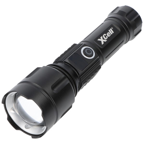 XCell LEP-Taschenlampe LUNALUX Taschenlampe fokussierbar wiederaufladbar LEP Arbeitsleuchte 1000 Lum