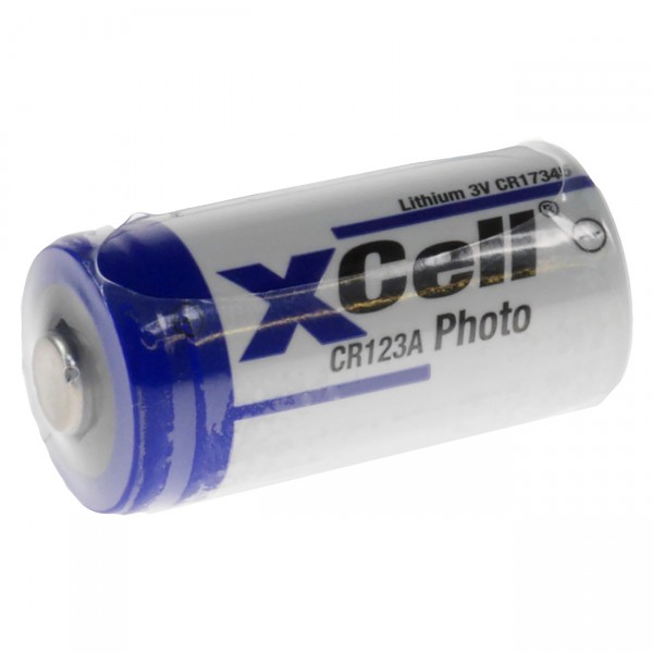 XCell Photobatterie CR123 / CR123A - 3V / 1550mAh - 3 Volt Lithium Batterie