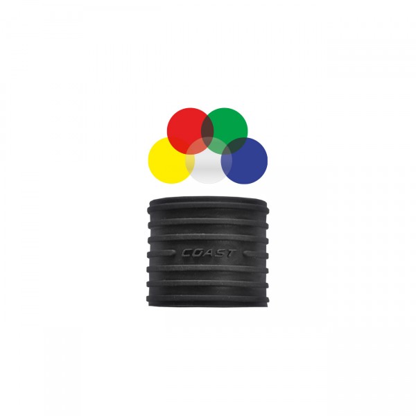 Coast Farbfilterset LF100 - Tactical Farbfilterset für Jäger passend zu HP7 Taschenlampe