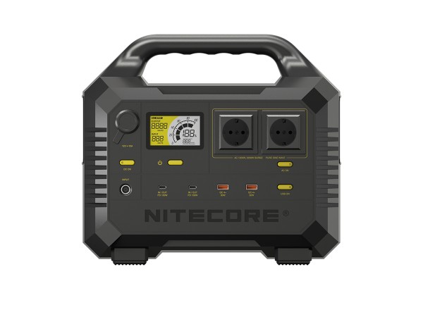 Nitecore Power Station NES1200 - 348000mAh - Kompakte Ladestation Powerbank tragbar Perfekt für Cam