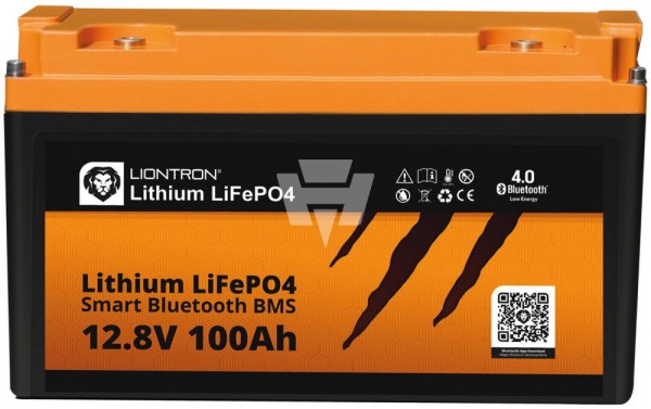 Liontron LiFePO4 Akku 12V / 12,8V 100Ah Batterie mit Bluetooth