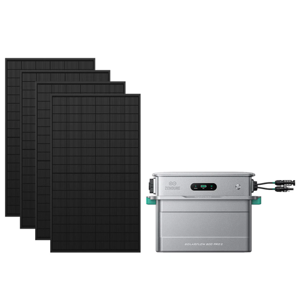 Zendure SolarFlow 800 PRO 2 inkl. 4× Trina Solar TSM-505NEG18R.25 Full Black 505 W-Copy