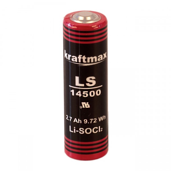 Kraftmax Lithium Batterie LS14500 AA - 3,6V / 2400mAh - 3,6 Volt Mignon LS 14500