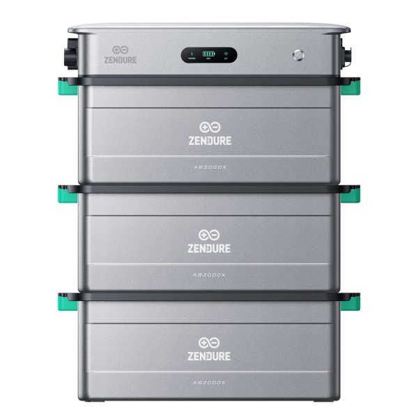 Zendure SolarFlow 2400 AC + 3x AB3000X Erweiterungsakku – 2,4 kW Wechselrichter + 8.640 Wh Speicher-