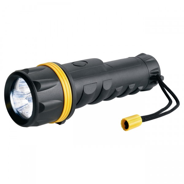 Ring RT5149 LED Gummi -Taschenlampe - inklusive 2 x D Batterien / Outdoorlampe / Campinglampe