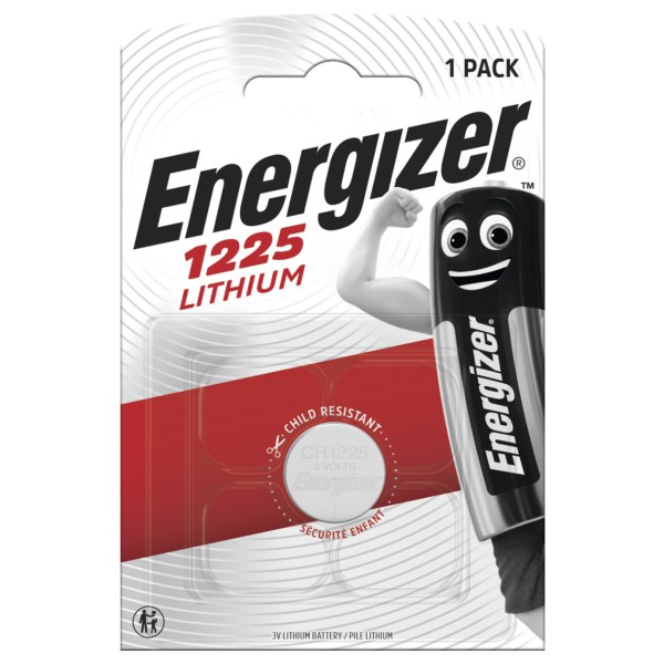 5x 1er Blister Energizer Lithium-Knopfzelle BR1225 Lithium - 3V / 48mAh - 3 Volt BR 1225 Batterie