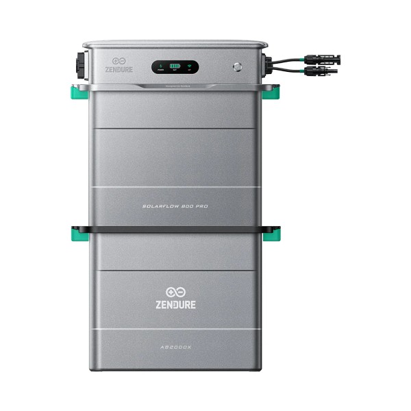 Zendure SolarFlow 800 Pro Set + 1× AB2000X (2.048 Wh) – Balkonstrom Speicherlösung mit Hybrid-Wechse