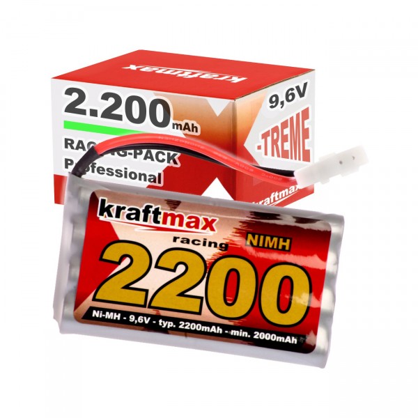 Kraftmax RC - Akku 9,6V / 2200 mAh Ni-MH Racing-Pack mit Tamiya Stecker