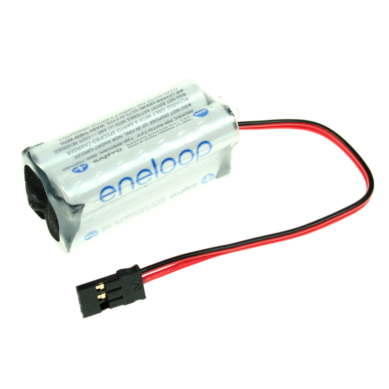 Eneloop - Batteria da 4,8 V/800 mAh, F2 x 2, adatta per celle Graupner AAA